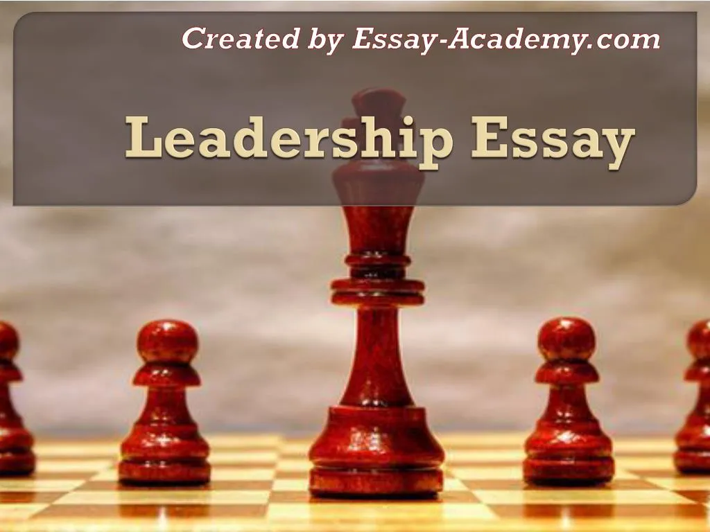 leadership essay intro