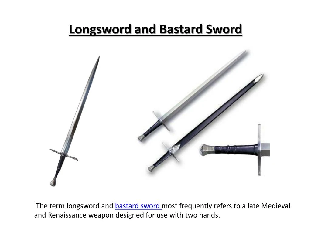 PPT Types of Swords PowerPoint Presentation ID7258577