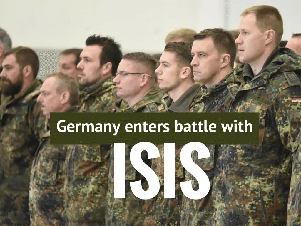 germany enters battle with isis n.