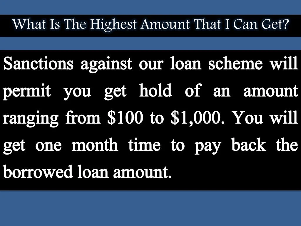 loan cash advance