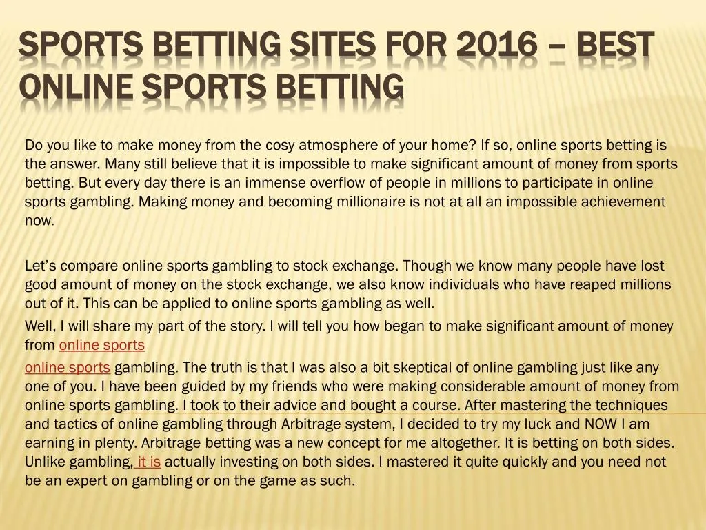 sports betting sites for 2016 best online sports betting n.