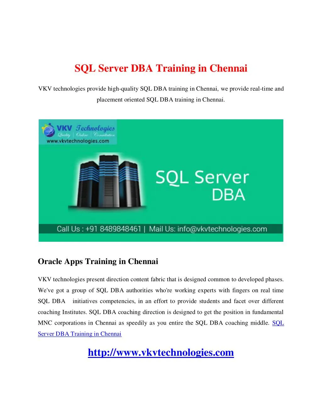 ppt-sql-server-dba-training-in-chennai-powerpoint-presentation-free