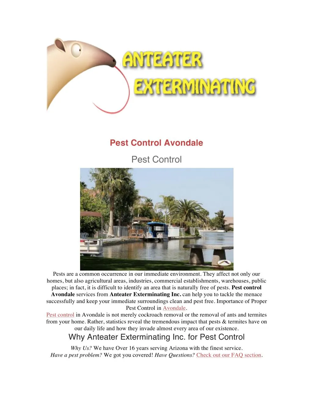 PPT Pest Control Avondale PowerPoint Presentation, free download ID
