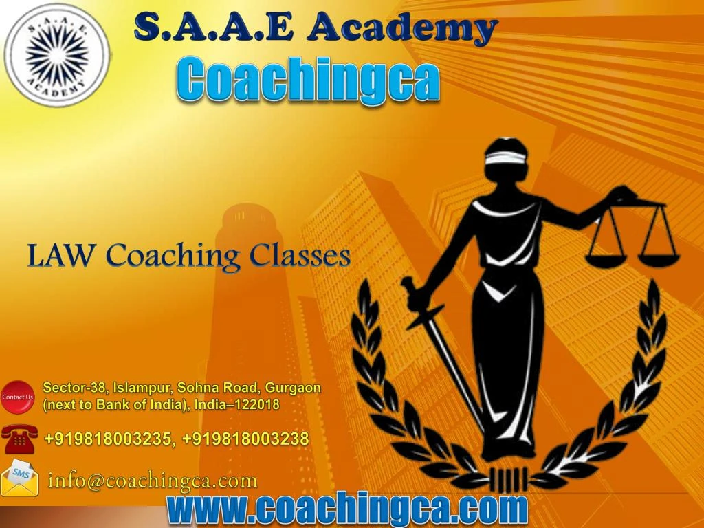 PPT Get the perfect Law Coaching in Gurgaon PowerPoint Presentation