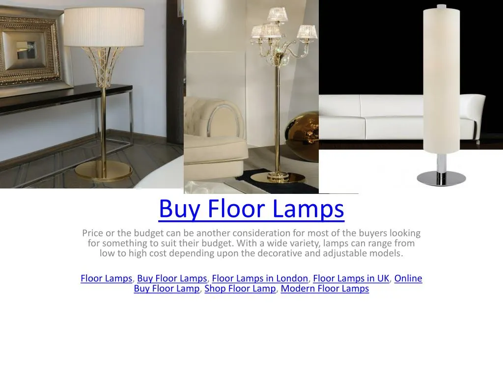 floor lamp cost