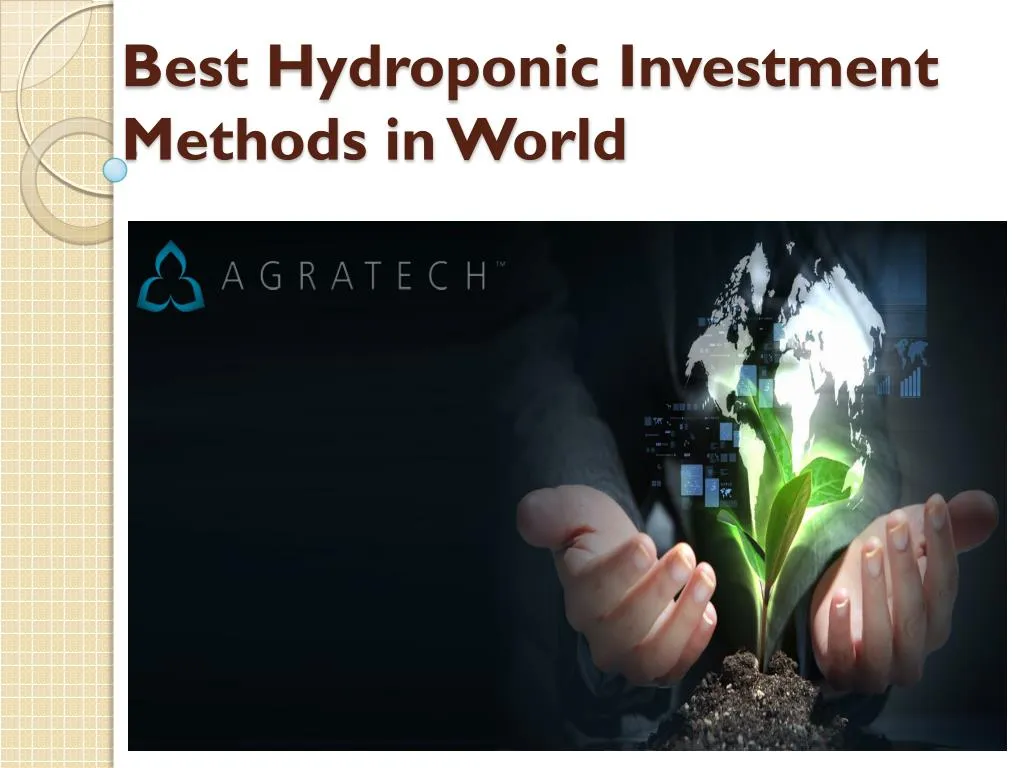 PPT Best Hydroponic Investment Methods in World PowerPoint