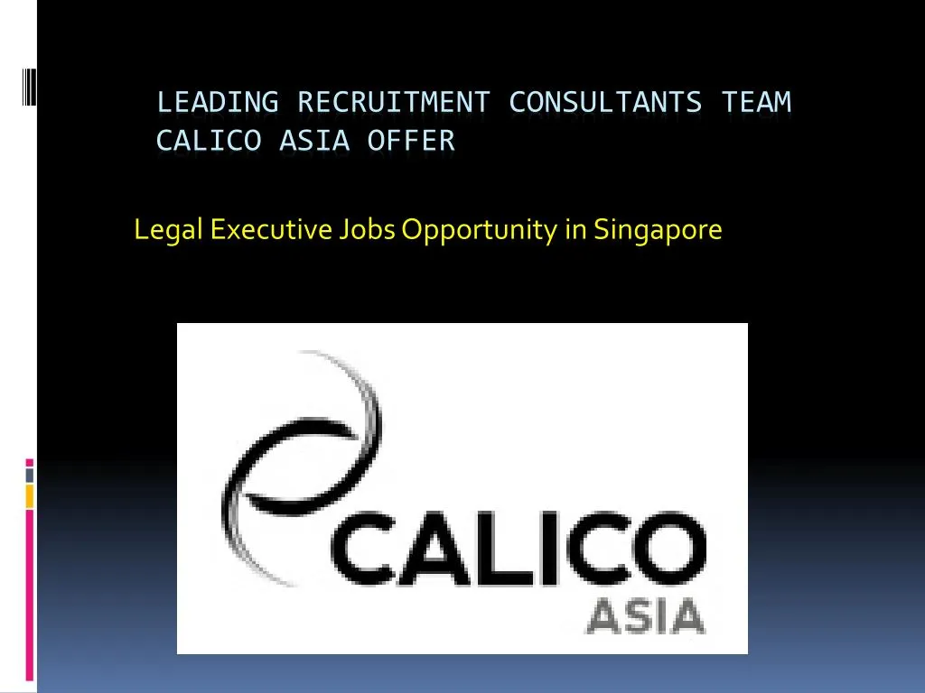 legal executive jobs opportunity in singapore n.