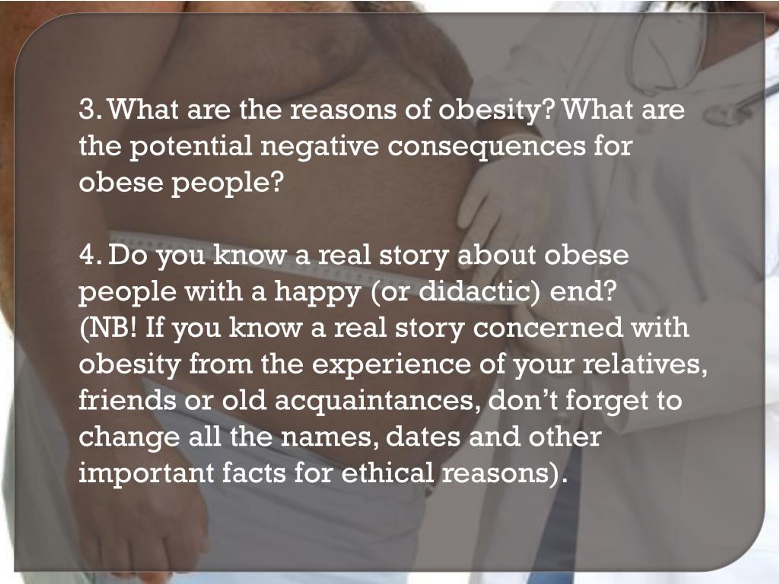 causes of obesity essay