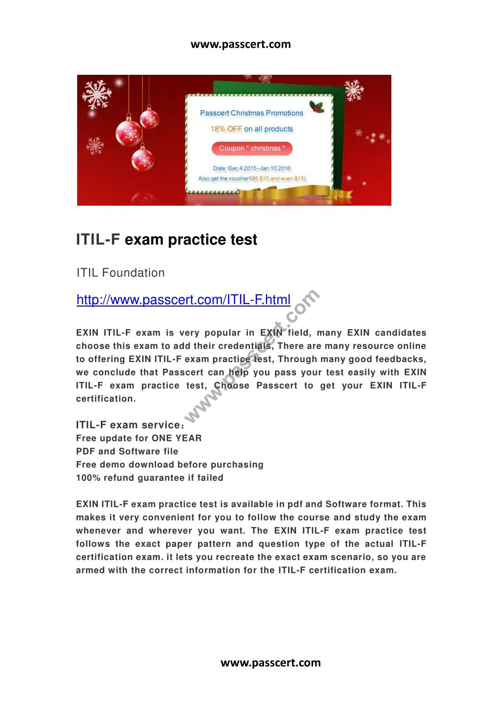 Itil F Certificate