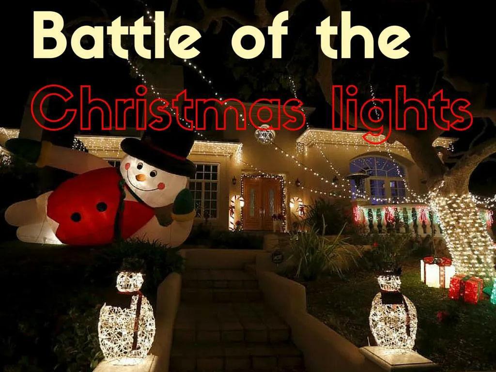 battle of the christmas lights n.