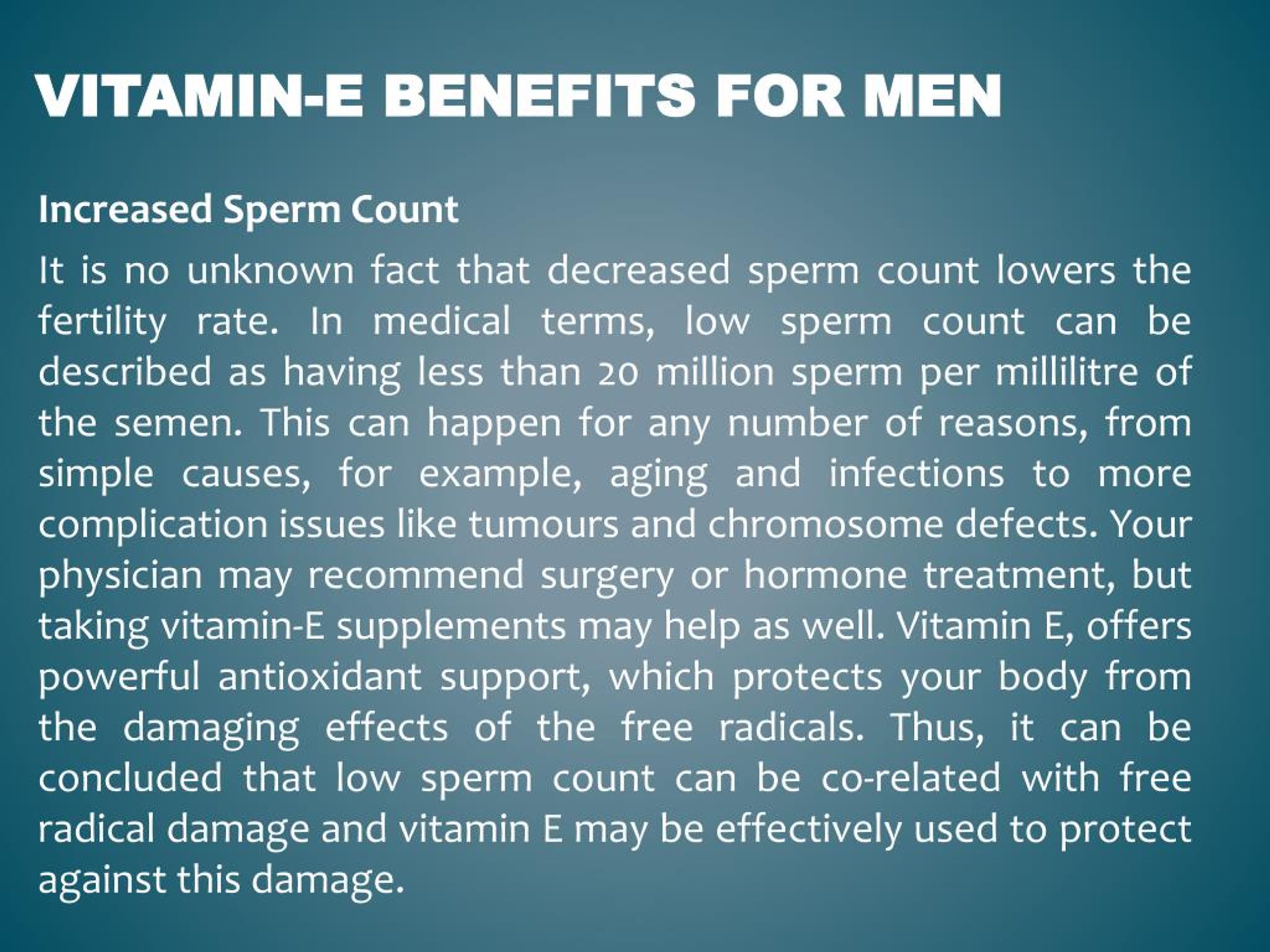 Ppt Vitamin E Benefits For Men And Women Powerpoint Presentation Free Download Id 7263756