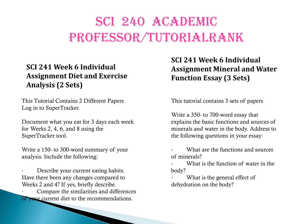 sci241 week 5 paper dehydration sci241 week 5 paper dehydration