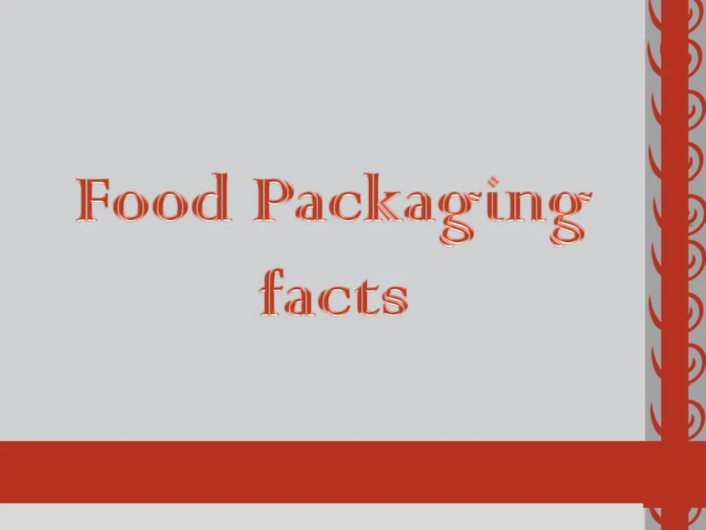 PPT Food Packaging facts PowerPoint Presentation, free download ID
