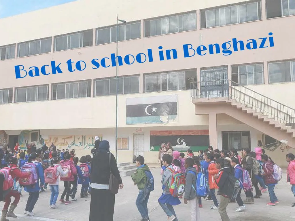 back to school in benghazi n.