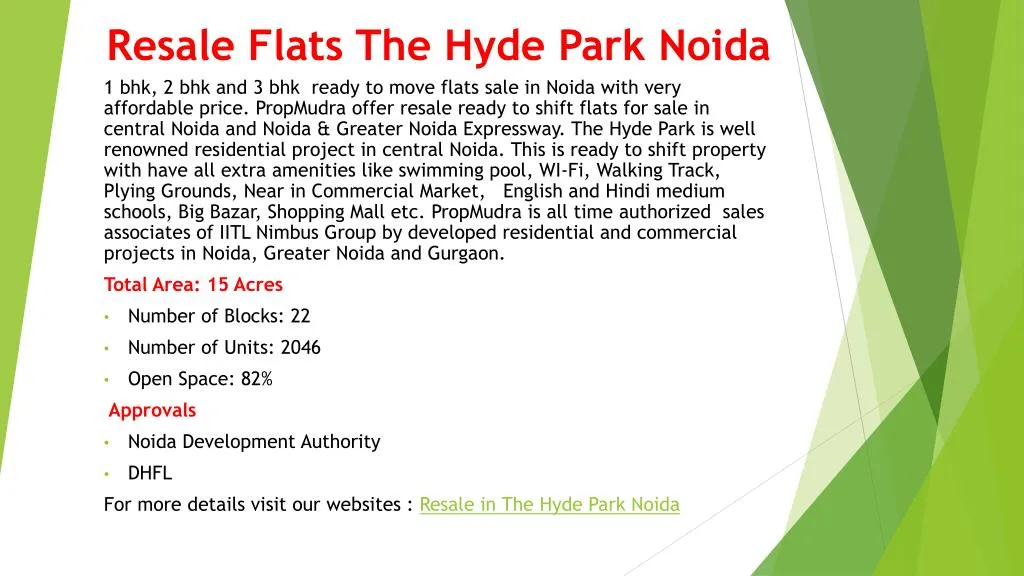resale flats the hyde park noida n.