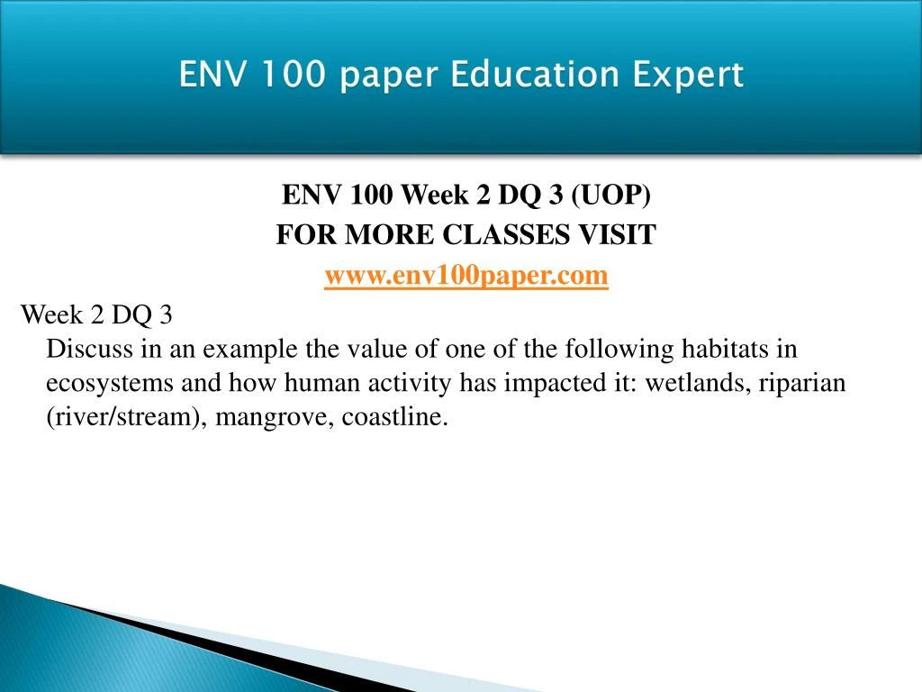 env 100 week 3 dq3 Env 100 entire course (uop) for more course tutorials visit wwwtutorialrankcomtutorial purchased: 3 times, rating: a+env 100 week 1 dq 1 env 100 week 1 dq 2. env 100 week 3 dq3 Env 100 entire course (uop) for more course tutorials visit wwwtutorialrankcomtutorial purchased: 3 times, rating: a+env 100 week 1 dq 1 env 100 week 1 dq 2.