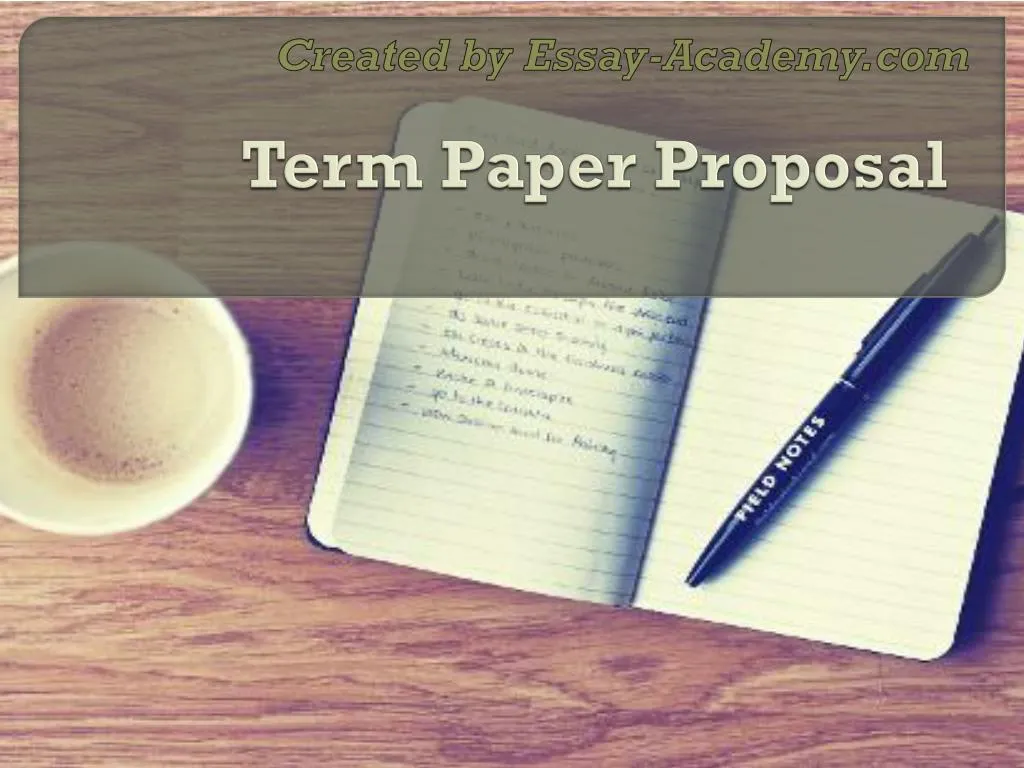 term paper proposal template