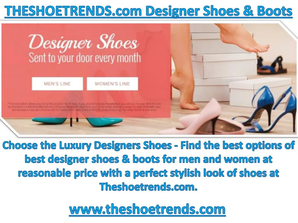 designer shoes online