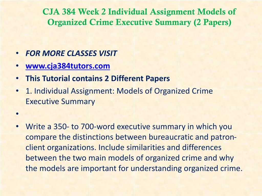 models of organized crimeexecutive summary 384 week 2 individual assignment models of organized crimeexecutive summary author admin posted on august 10. models of organized crimeexecutive summary 384 week 2 individual assignment models of organized crimeexecutive summary author admin posted on august 10.