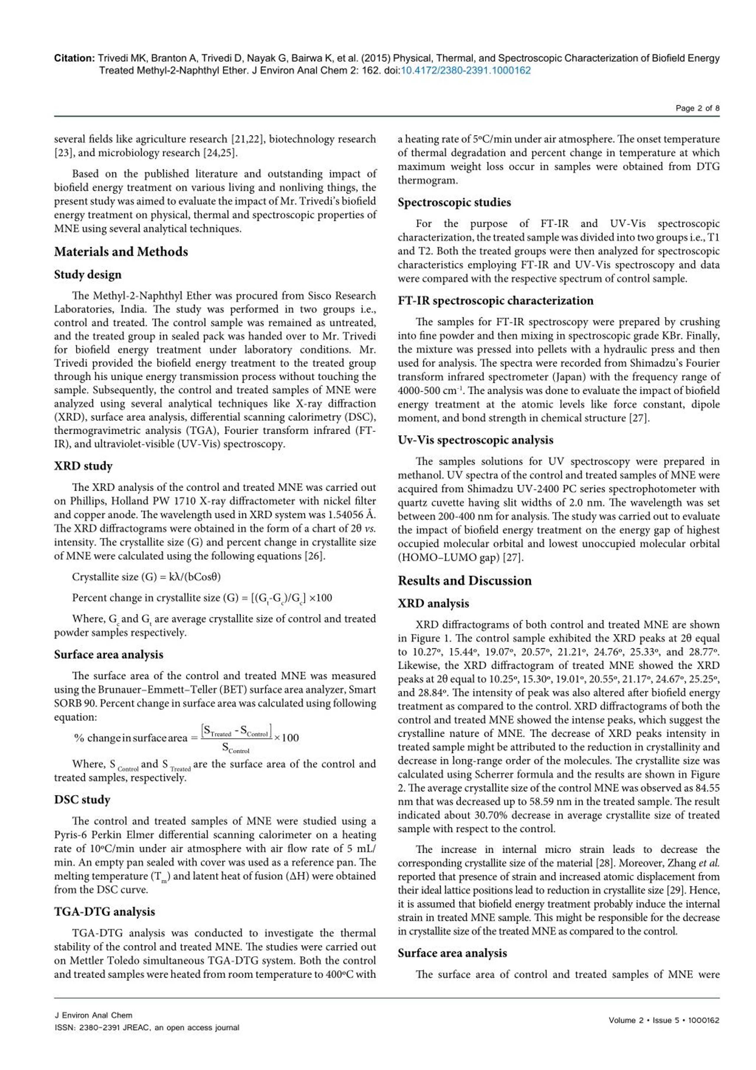 anal 10 vol 1981 chem environ