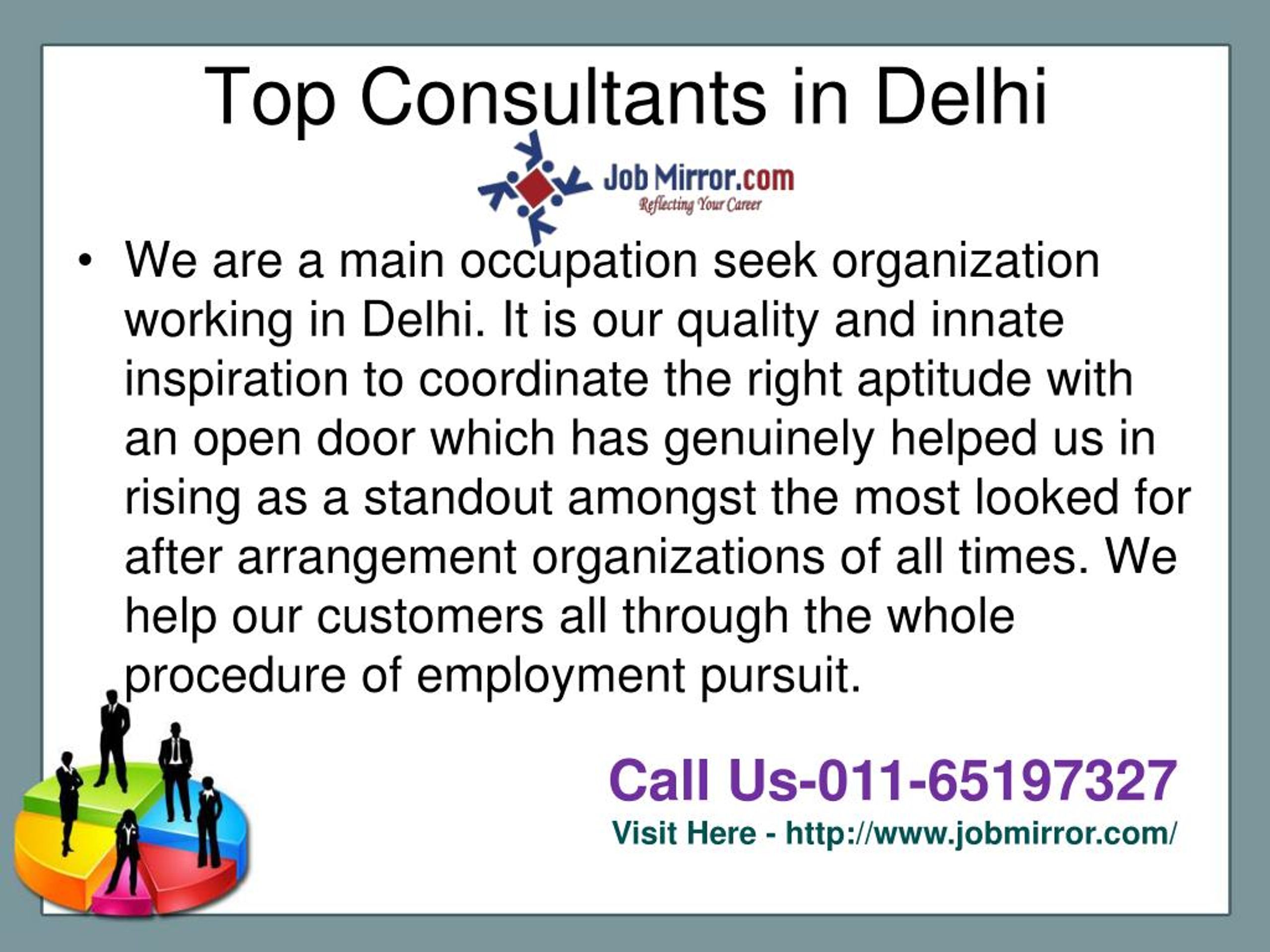Consultants accounts job delhi