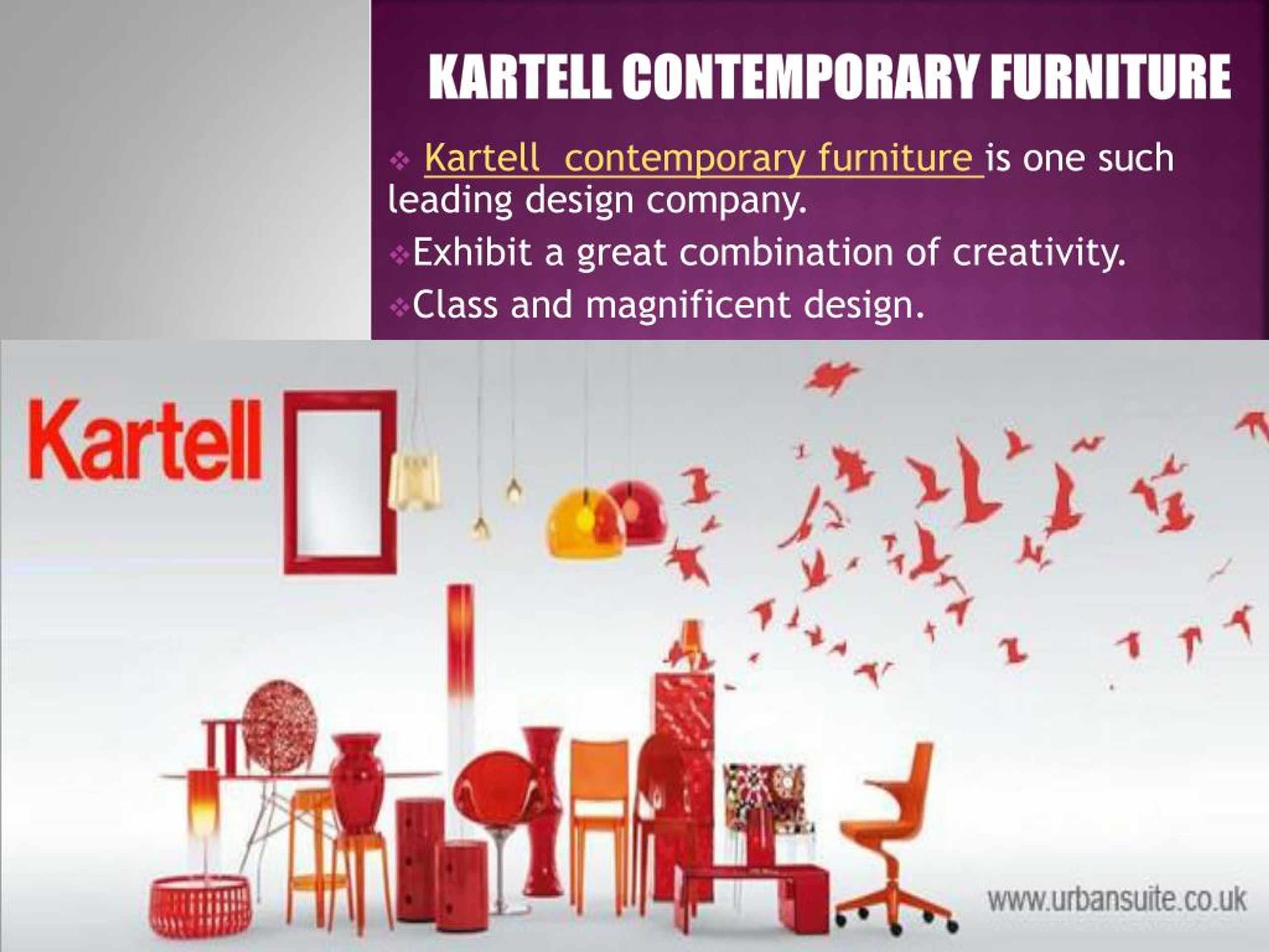 Ppt Kartell Contemporary Furniture Powerpoint Presentation Free