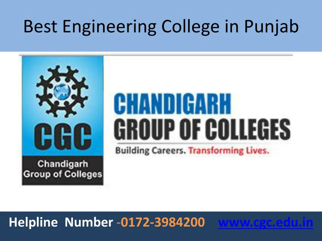 PPT - Best Engineering College In Punjab PowerPoint Presentation, Free ...