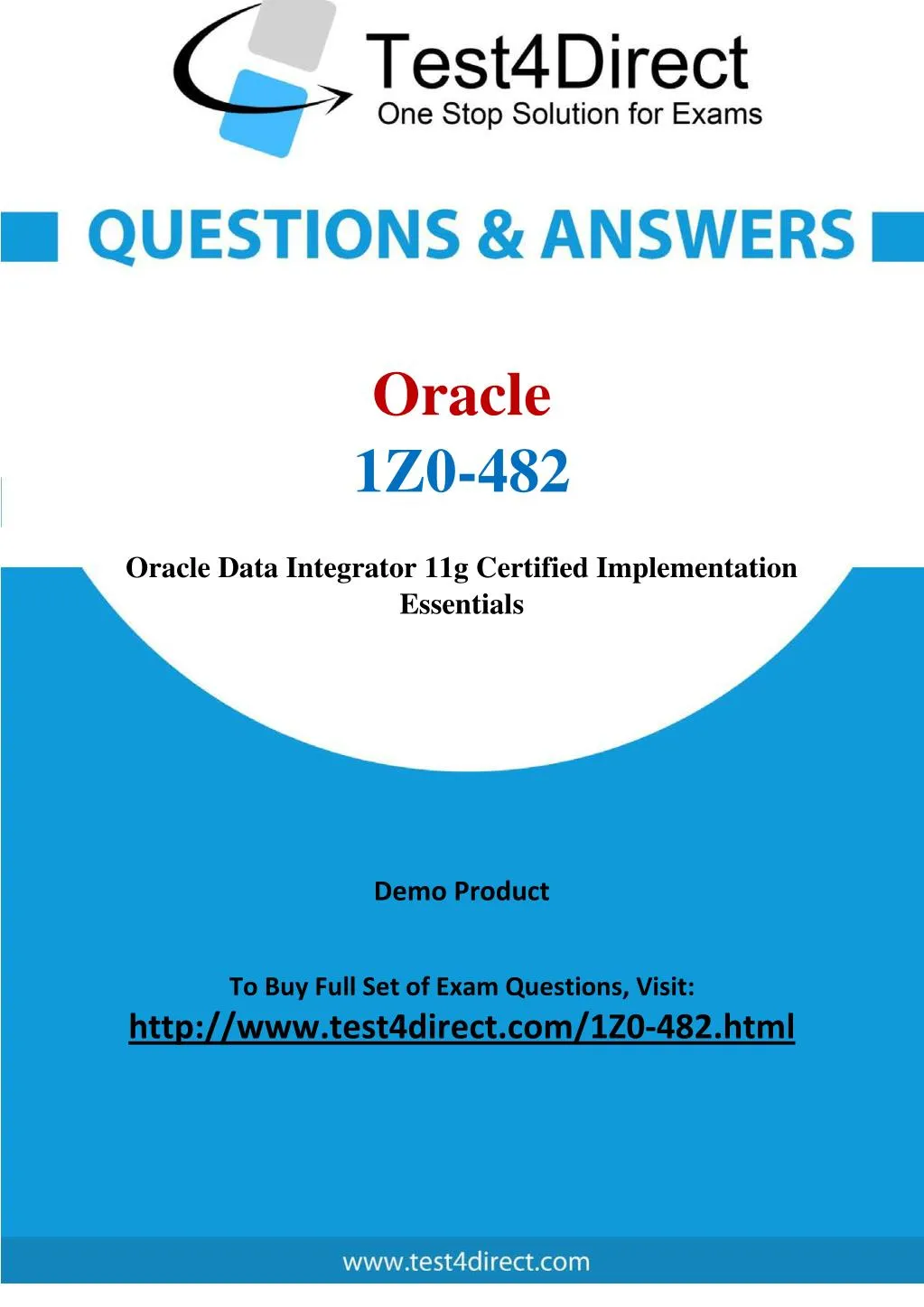 PPT - Oracle 1Z0-482 Exam Questions PowerPoint Presentation, free Sns-Brigh10