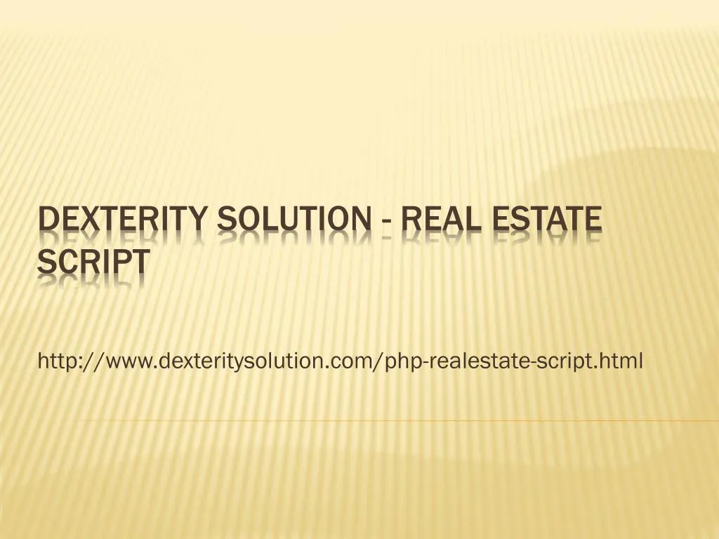 http www dexteritysolution com php realestate script html n.