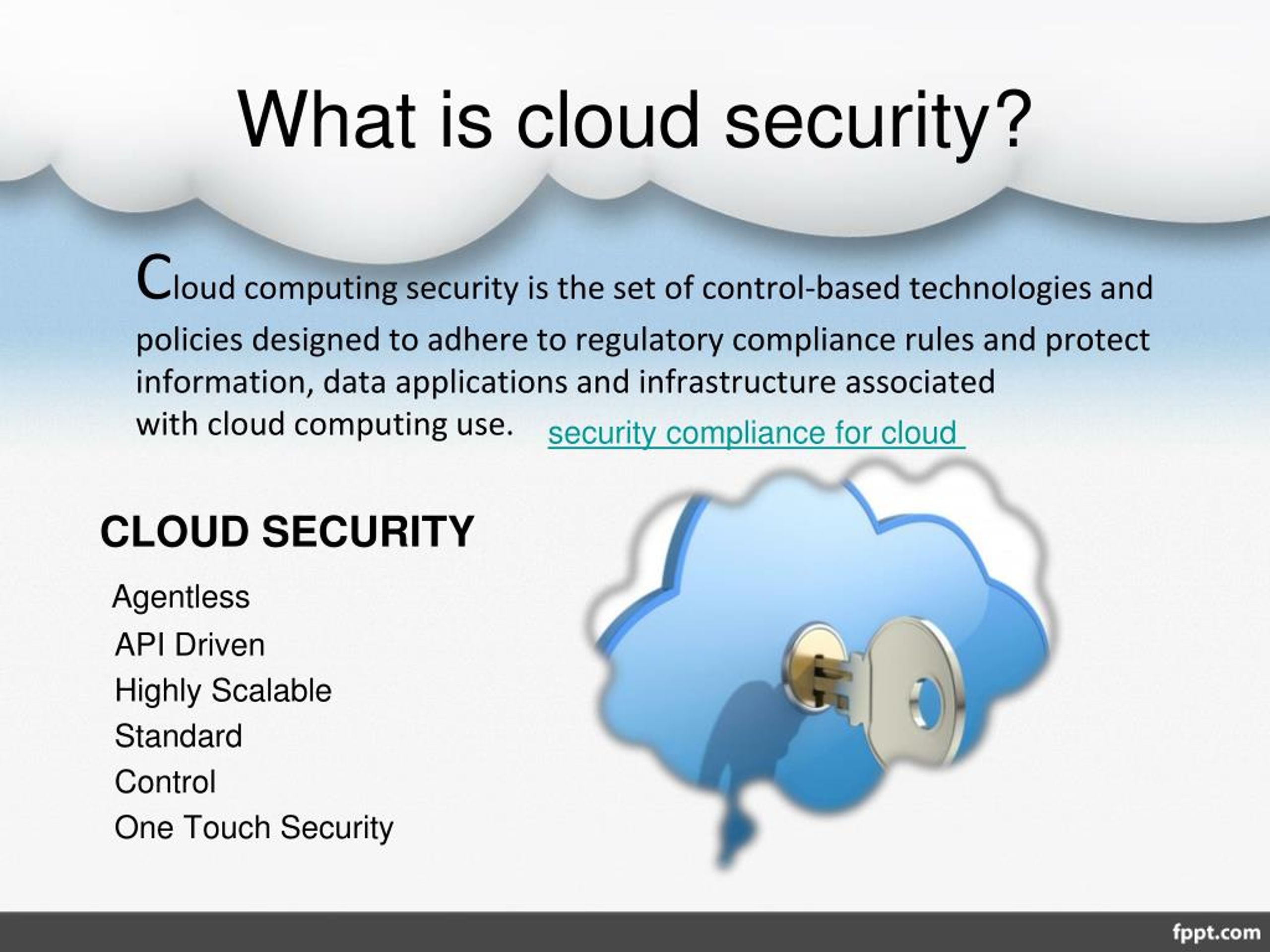 presentation on security in cloud computing