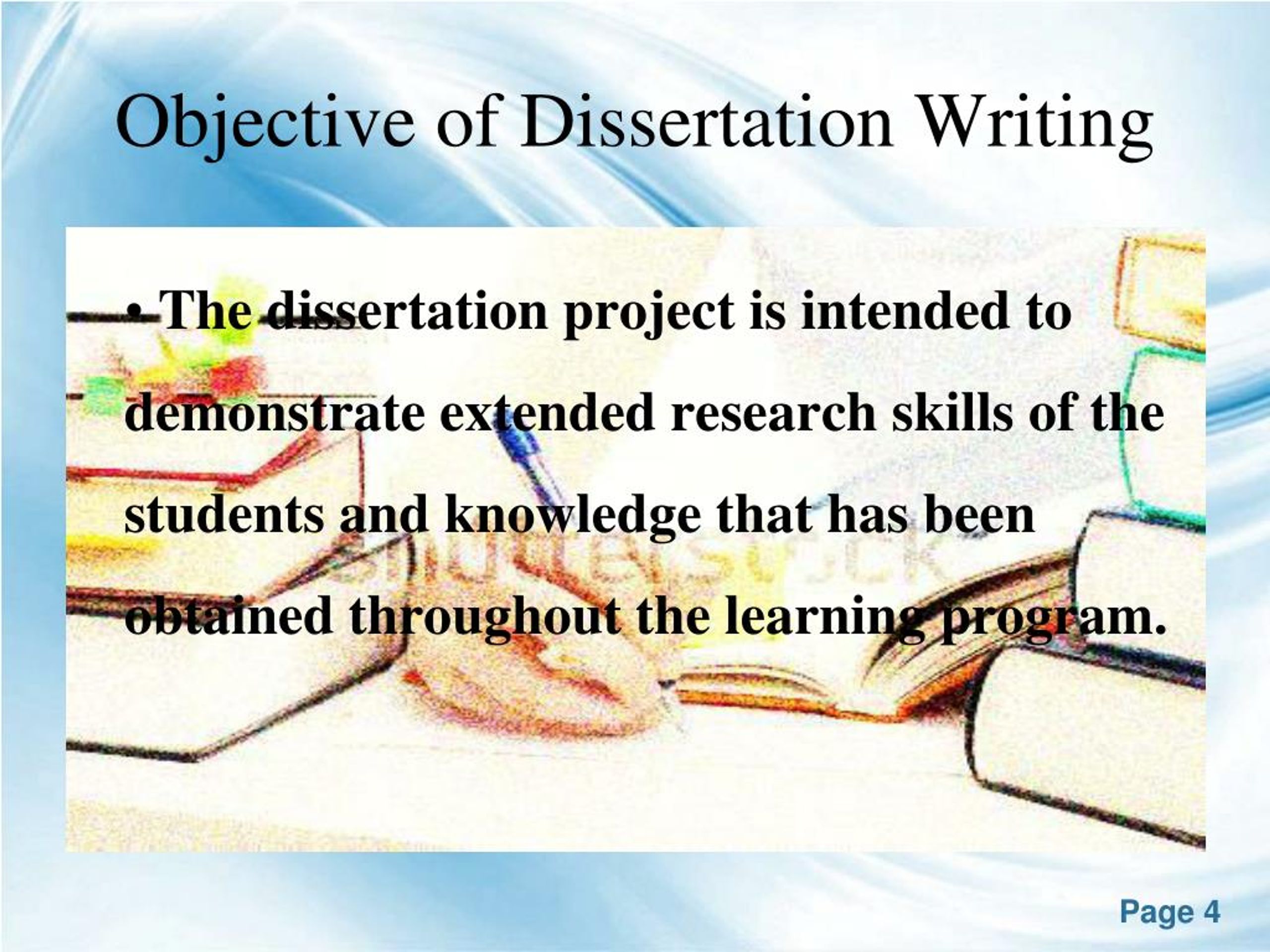 dictionary definition of dissertation