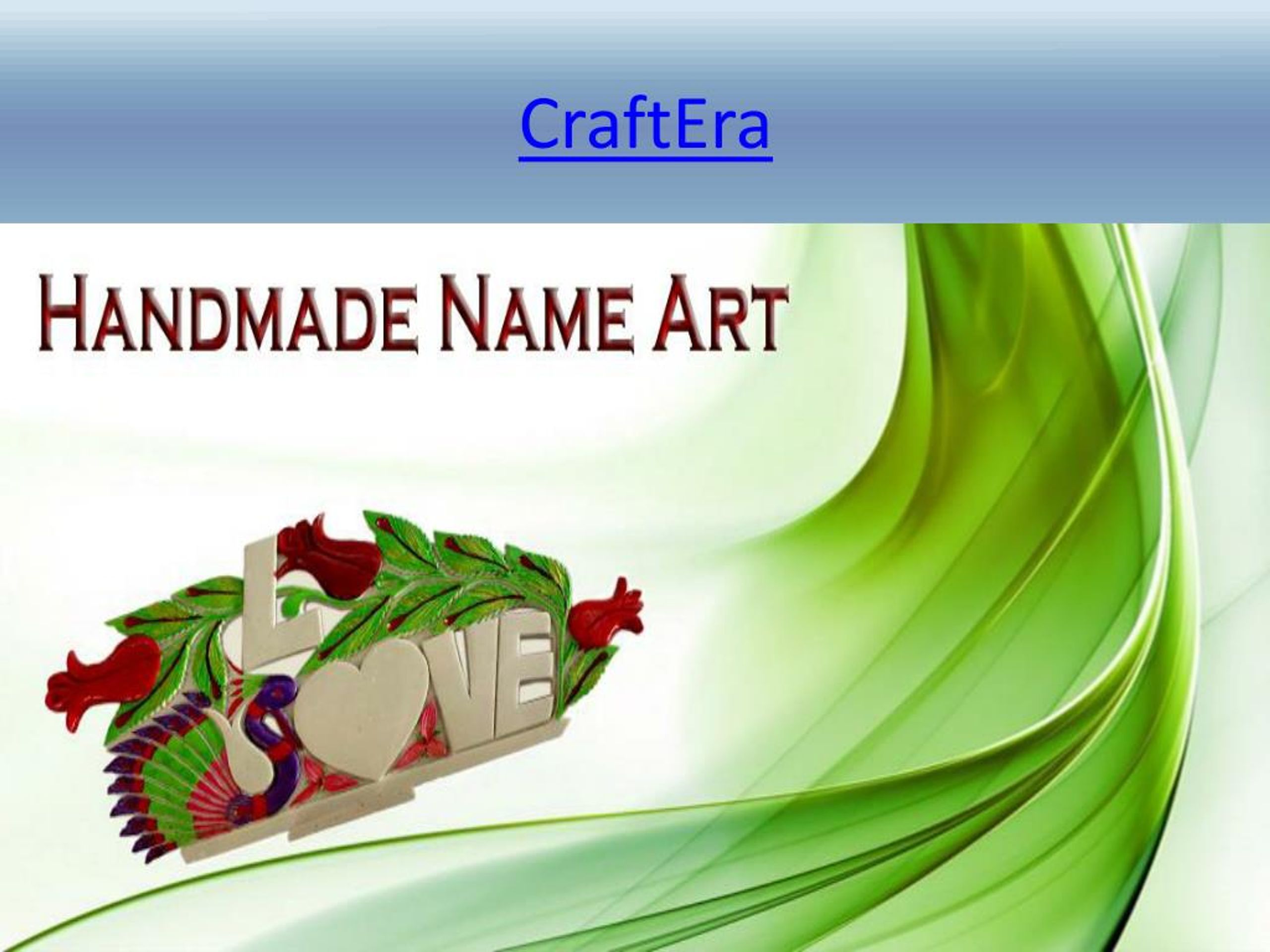 online handicraft shop