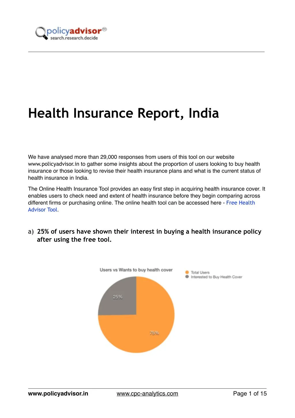 health insurance topics for research