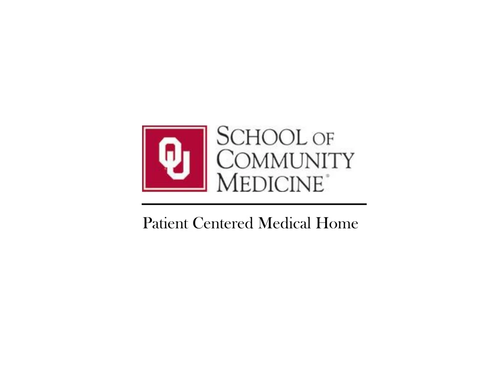 patient centered medical home n.
