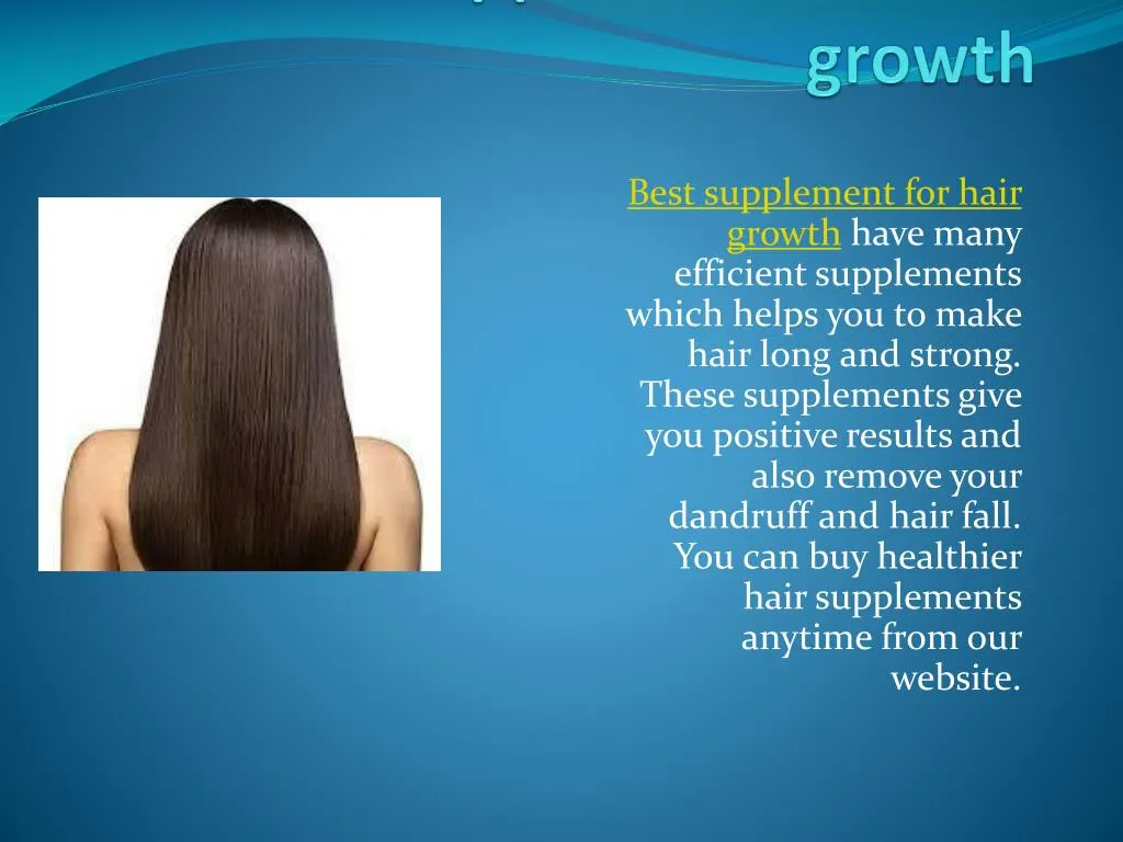 best supplement for hair growth n.