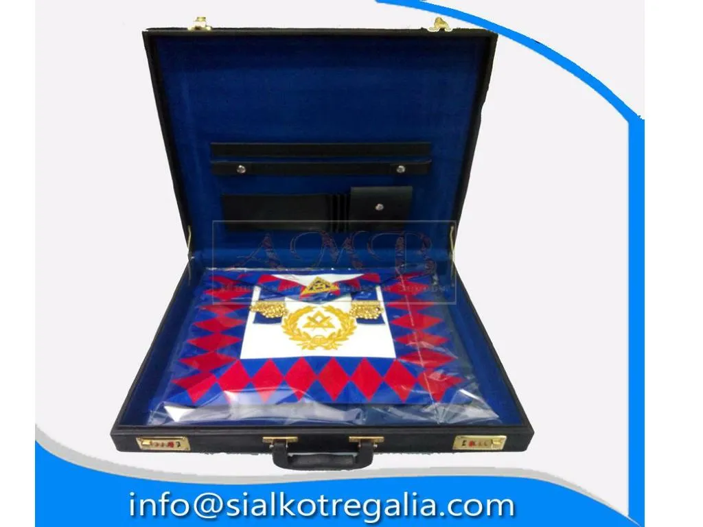 personalized masonic briefcase