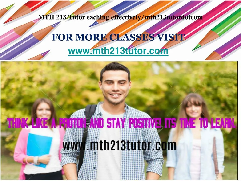 for more classes visit www mth213tutor com n.