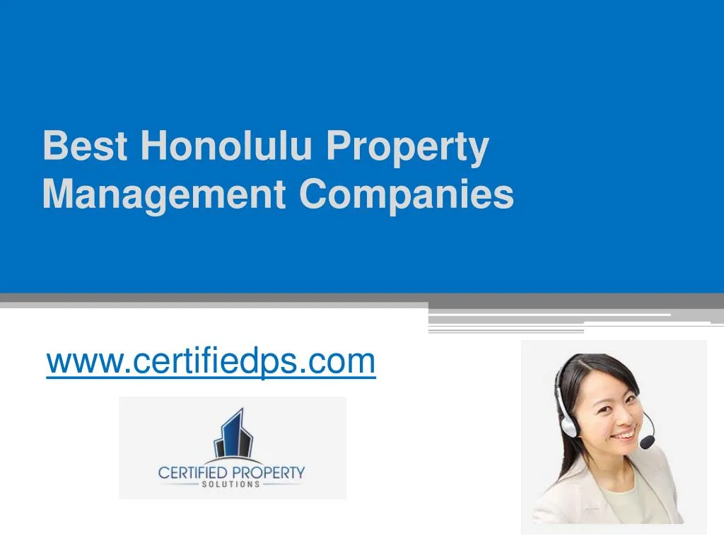 best honolulu property management companies n.