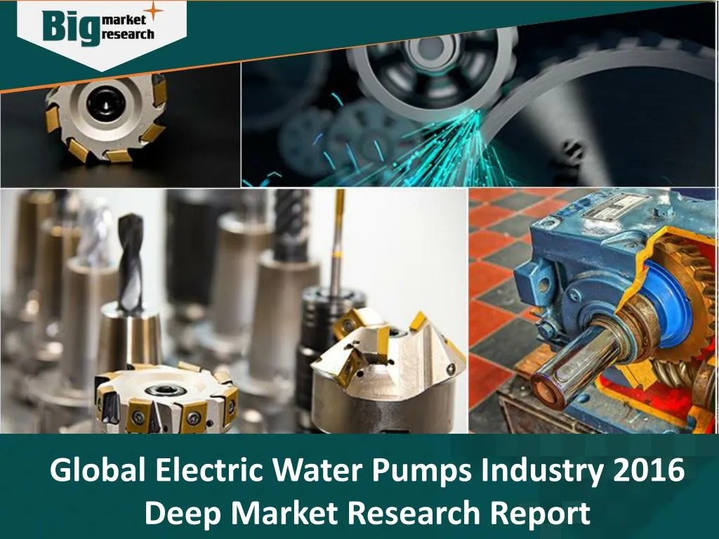 PPT Global Electric Water Pumps Industry 2016 Deep Market Research