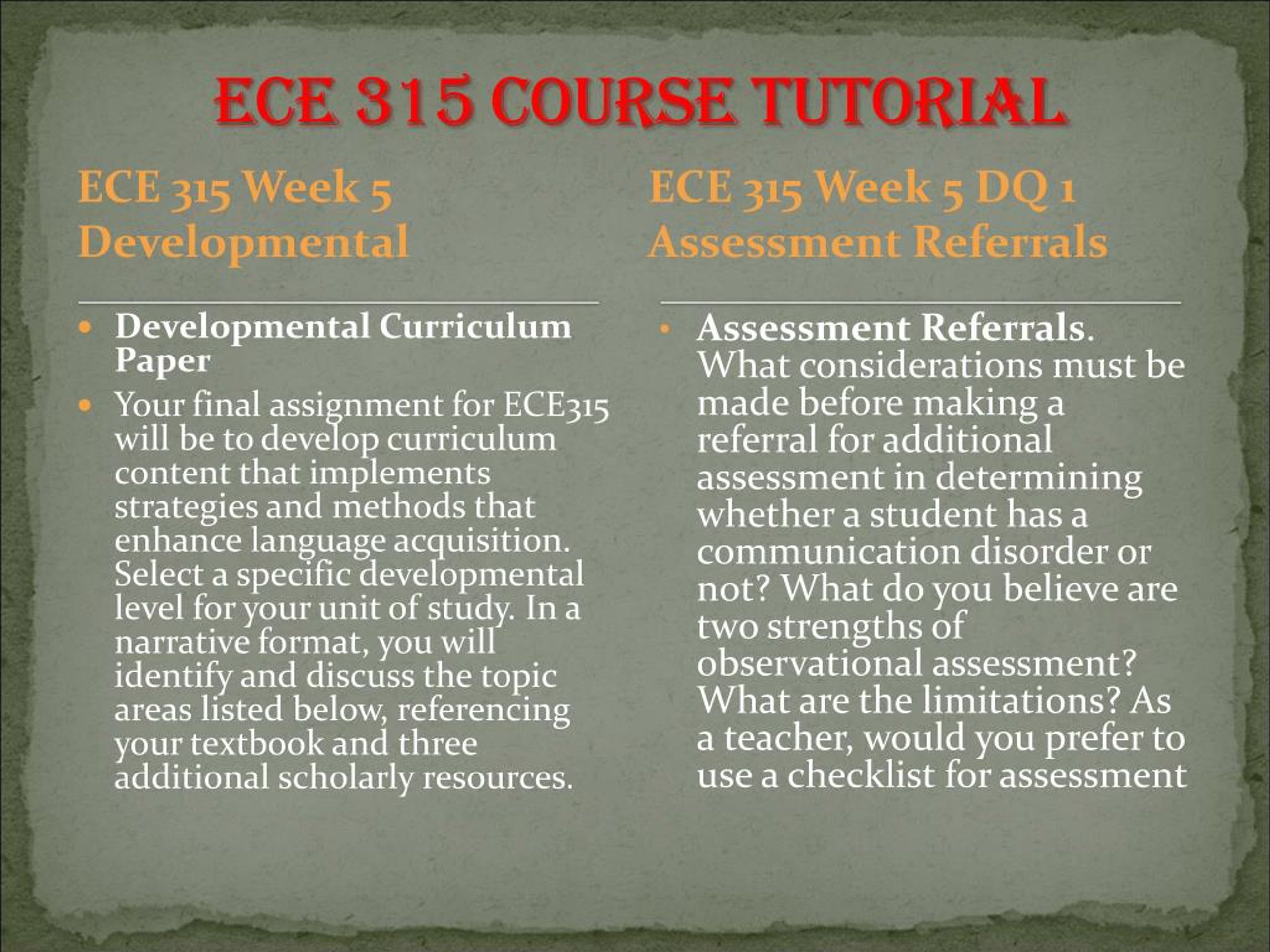 PPT - ECE 315 Academic Coach/uophelp PowerPoint Presentation, free 