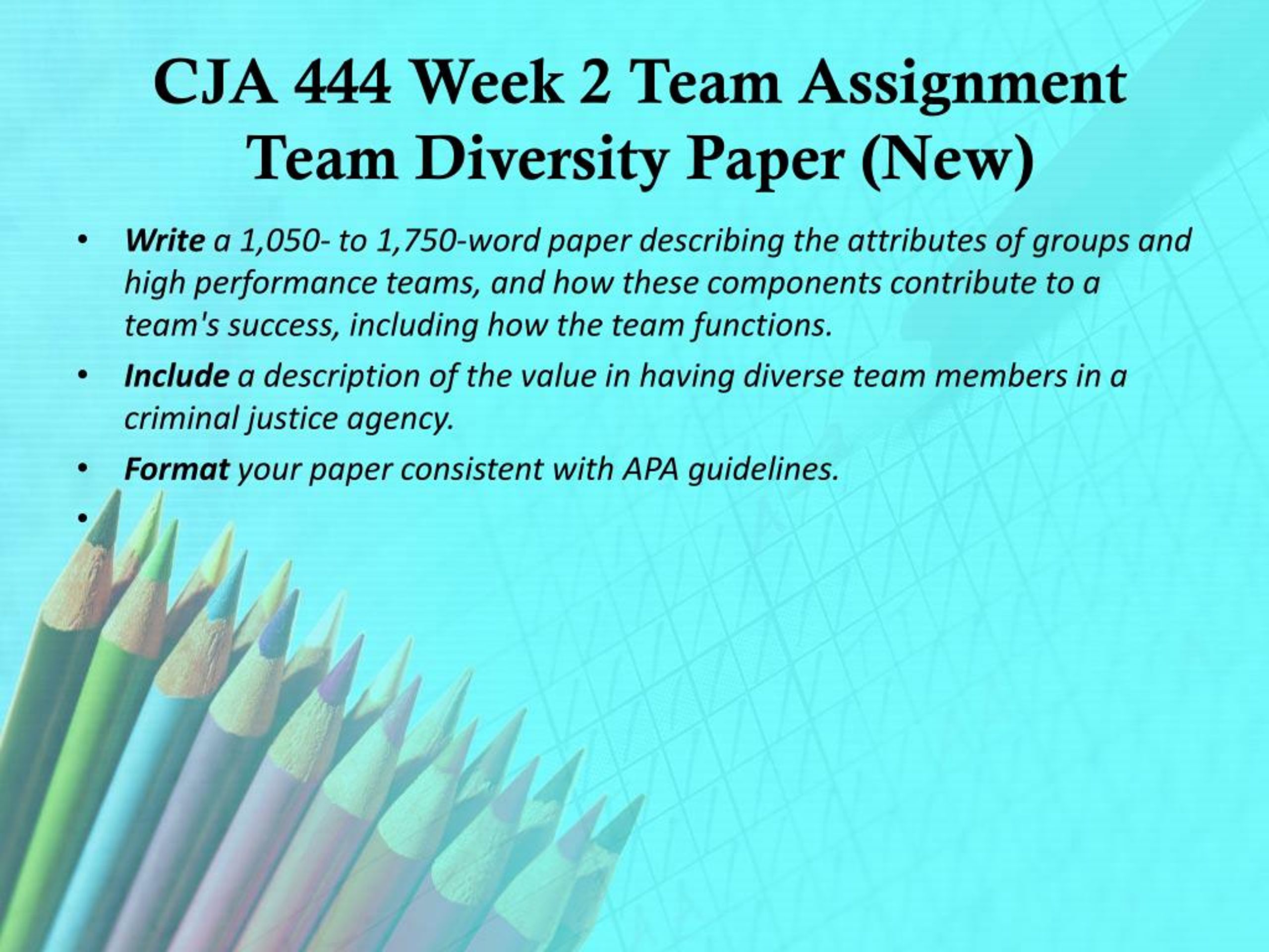 Team Diversity Paper