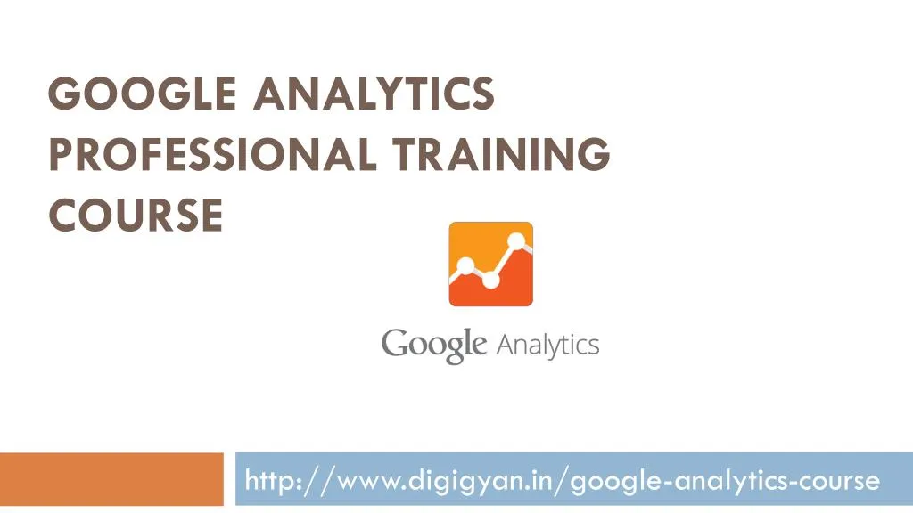 google analytics professional training course n.