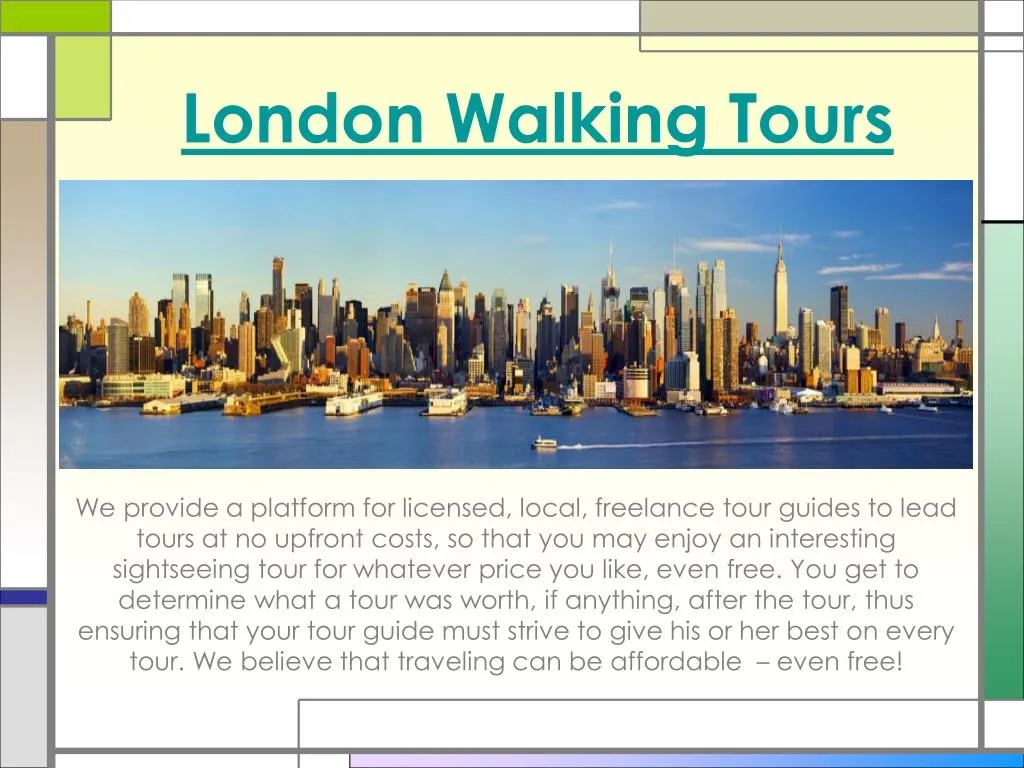 london walking tours n.