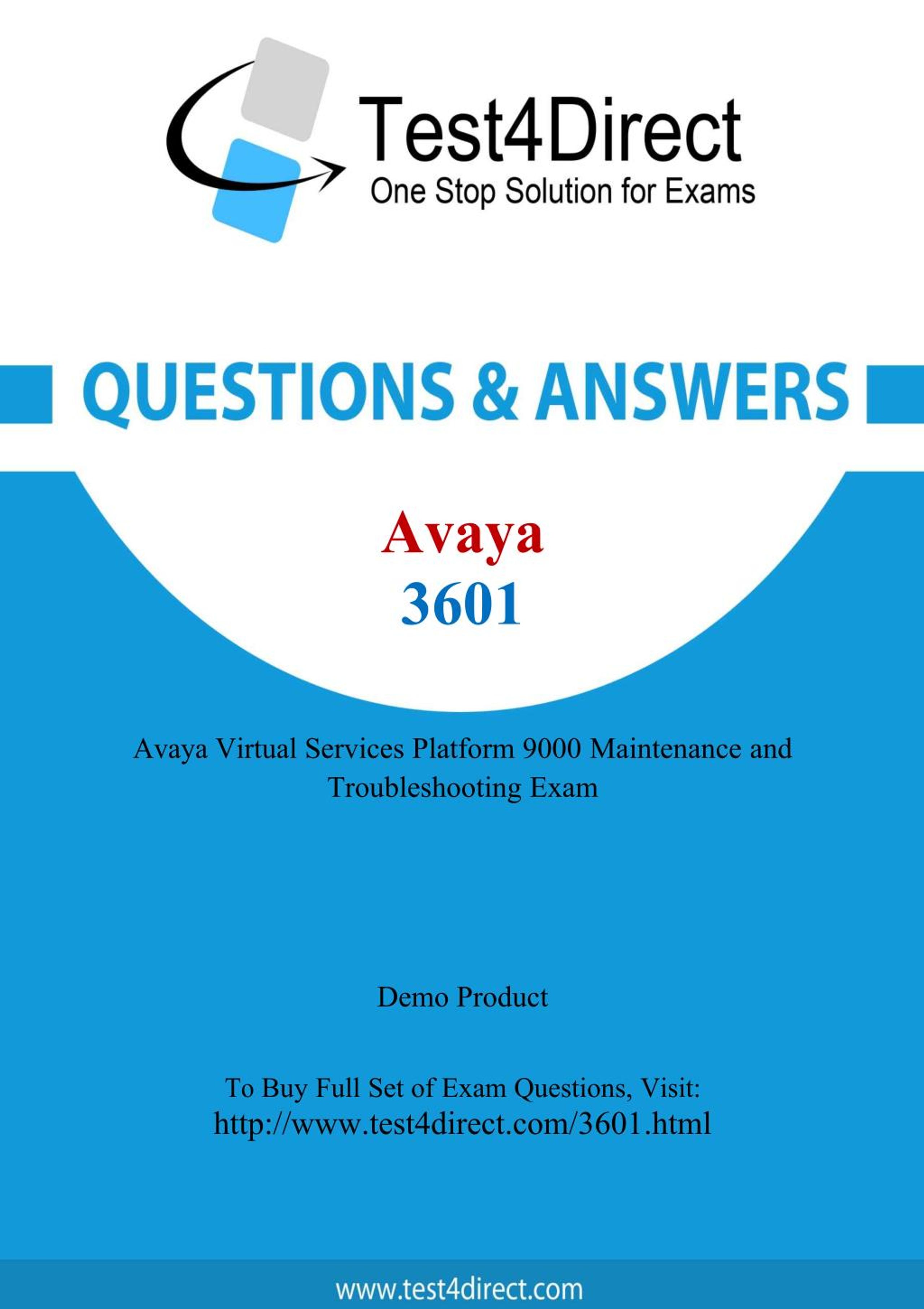 PPT Avaya 3601 Test Questions PowerPoint Presentation Free Download ID 7280850