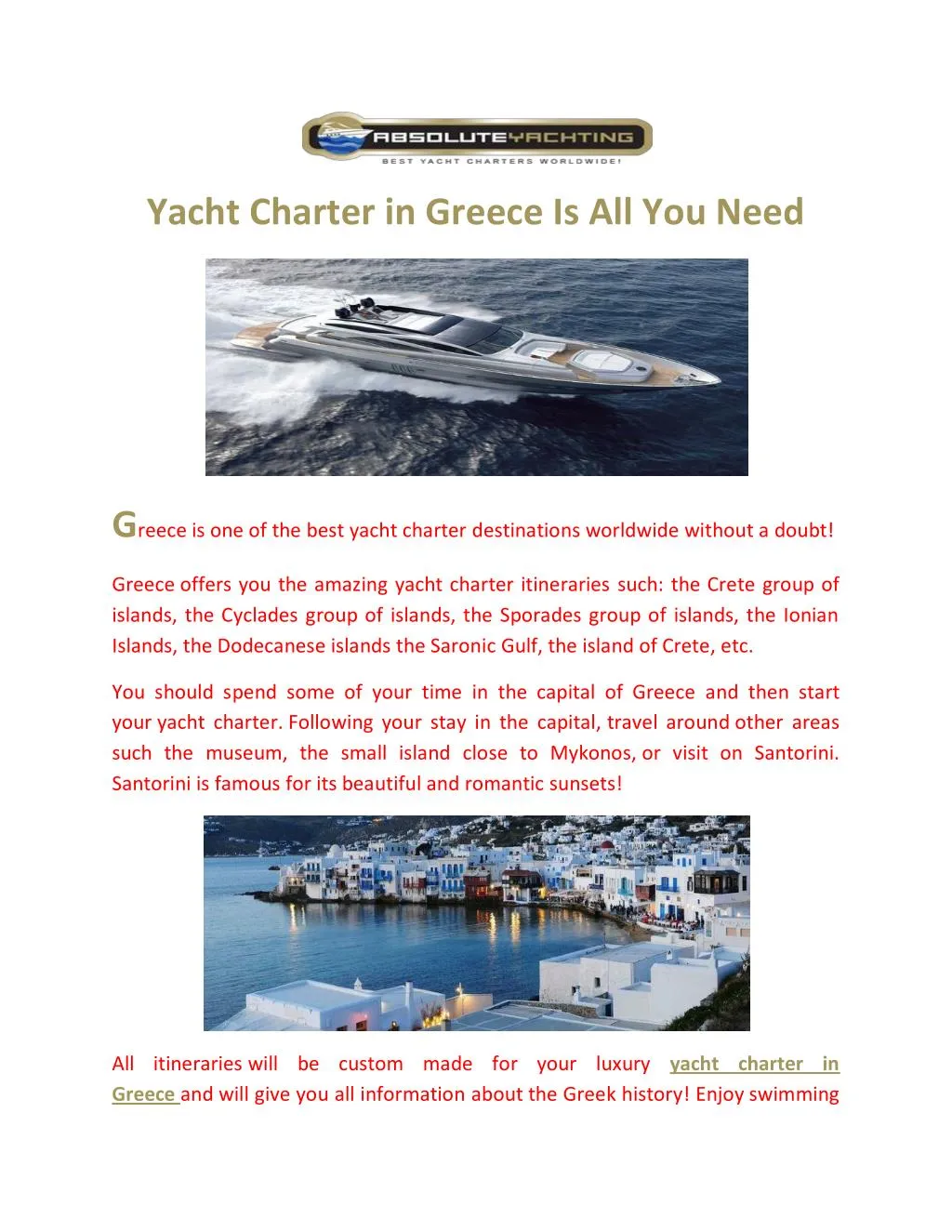 greece charter yacht show