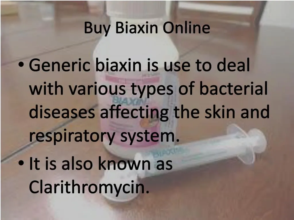 Purchase biaxin