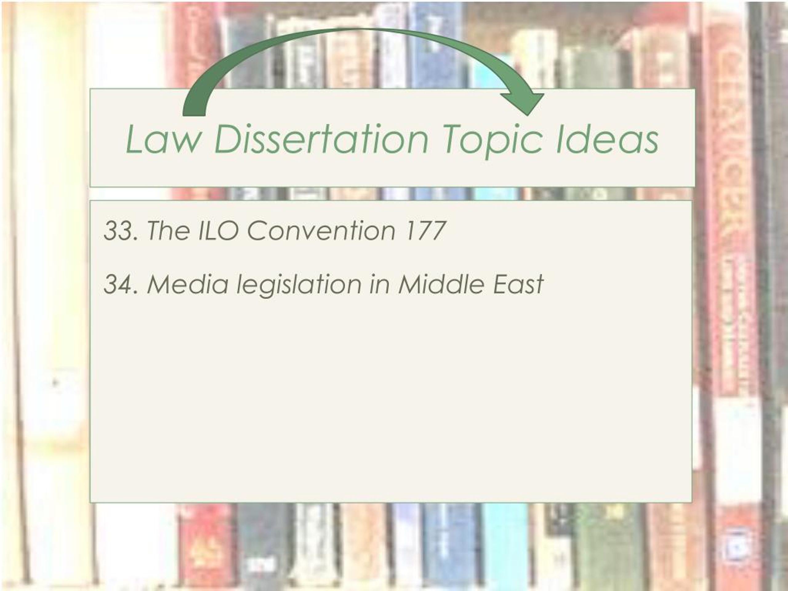 media law dissertation topics