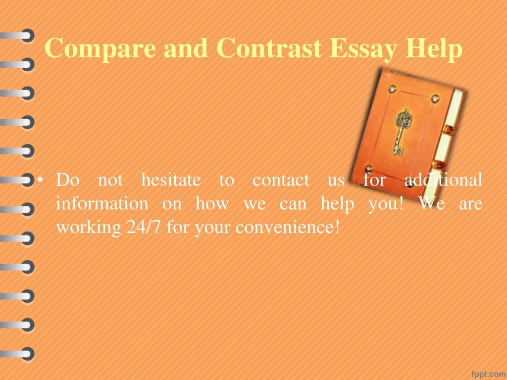 compare and contrast essay powerpoint