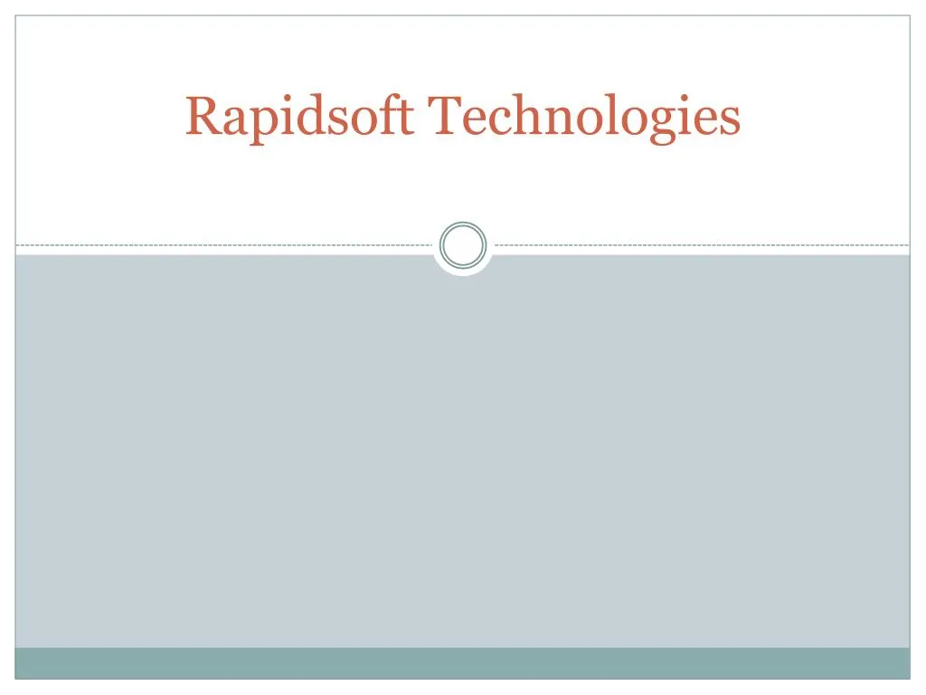 rapidsoft technologies n.