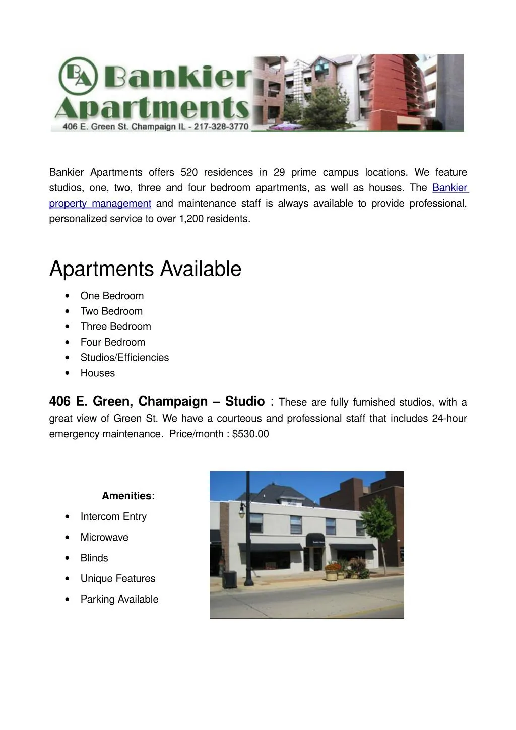 PPT Looking For Rental Apartment in Champaign IL PowerPoint